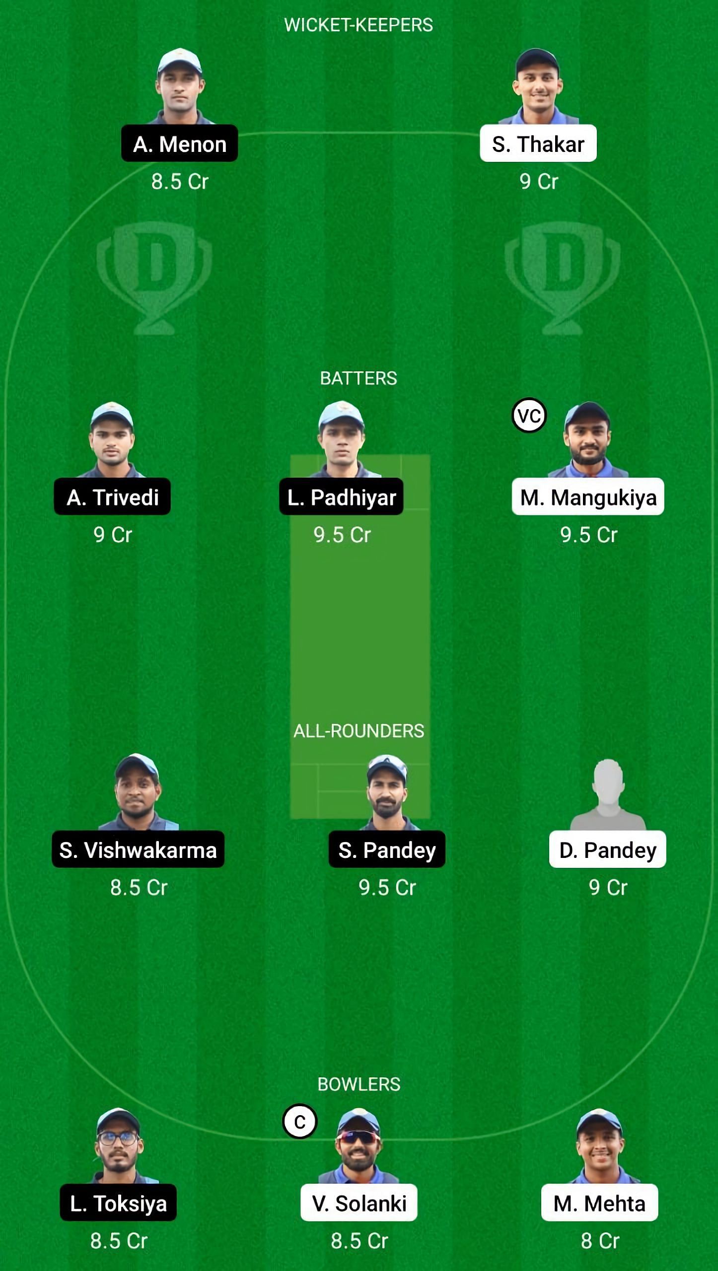 WAR vs TIT Dream11 Fantasy Suggestion #2